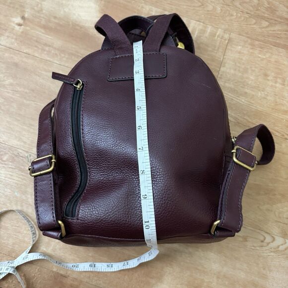 Fossil Megan Backpack Fig Small Purple Maroon Excellent Used Condition - Picture 9 of 12